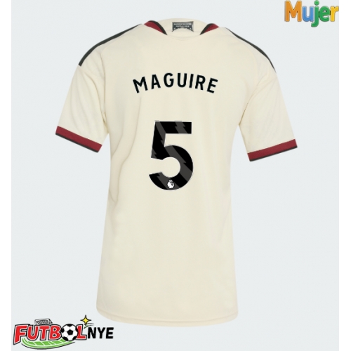 Camiseta Manchester United Harry Maguire #5 Tercera Equipación para mujer 2026-27 manga corta